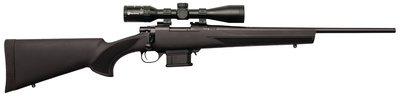 Howa Mini Action/Panamax Package 7.62x39mm 20 Inch Lightweight Blued Barrel Black Synthetic Stock Nikko Stirling Panamax 3-9x40mm Riflescope 10 Round