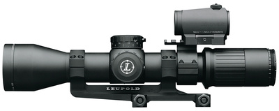 Mark 6 Day Augmented Gunsight Riflescope System 3-18x44mm H-59 Reticle and Aimpoint Micro T1 Sight with Mount Matte Finish
