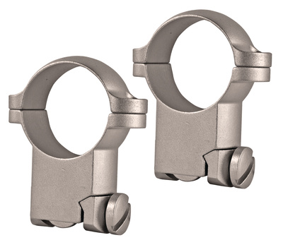 1 Inch Ring Mount Ruger 77 High Silver