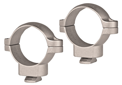 1 Inch Rings Dual Dovetail Medium Silver