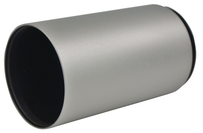 Lens Shade 4 Inch 50mm Silver