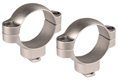 30mm Rings Dual Dovetail High Silver