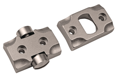 2 Piece Base Standard Browning A-Bolt Short Magnum Action Silver