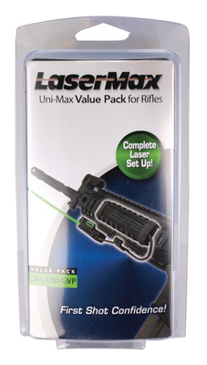 Uni-Max Green Rail Mount Laser Package