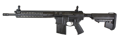 Rapid Engagement Precision Rifle 7.62 NATO 16.1 Inch Barrel 6-Position Collapsible Stock A2 Flash Hider All Black 20 Round