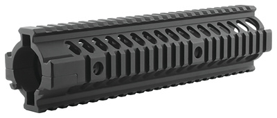 TEKKO Metal AR-15 Carbine 2 Piece Integrated Rail System 10 Inches Black