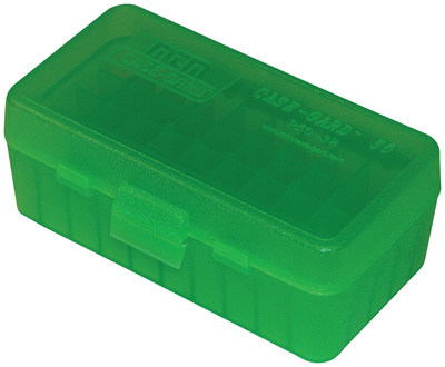 P50 Fliptop Box Handgun .38-.357 Magnum Clear Green