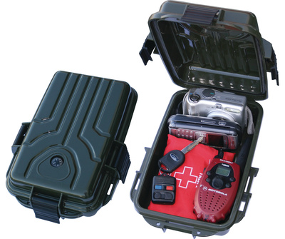Survivor Dry Box Water Resistant Small 10x7x3 Inches Forest Green