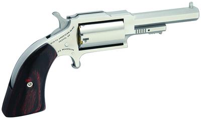 Sheriff .22 Magnum Rimfire 2.5 Inch Barrel Stainless Steel Post Sights Satin Stainless Finish 5 Round