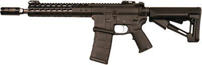 Generation 3 Light Shorty, Semi-automatic Rifle, 5.56MM, 10.5" Barrel, Black Finish, Magpul STR Stock, MIAD Grip, Back Up Iron Sights, 30Rd, NSR-9 Handguard, Raptor Ambi Charging Handle, KX5 Flash Suppressor 02000073