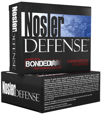 Defense Bonded 9mm Luger +P 124 Grain Bonded Tipped