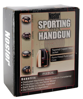 Sporting Handgun Bullets .451 Diameter 185 Grain Jacketed Hollow Point 1000 Per Box