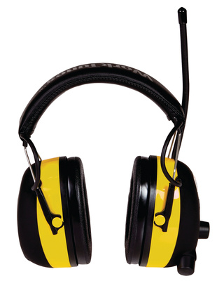 3M Digital WorkTunes Hearing Protection Plus AM/FM Radio Yellow