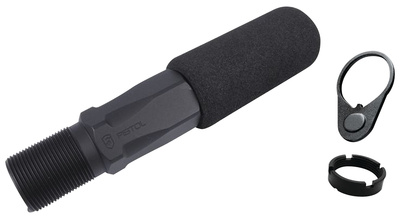 Hex-2 AR15 Pistol Buffer Tube