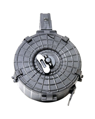 Magazine for AK-47 7.62x39mm Polymer Black 73 Round Drum