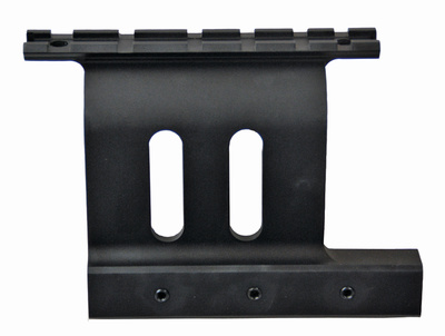 AK47, Saiga, Dragunov Side Rail Picatinny Scope Mount Black