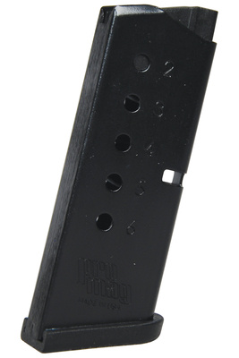 Magazine for Smith & Wesson Bodyguard .380ACP 6 Round Blue