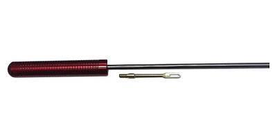 One Piece Stainless Steel Pistol Rod .17 Caliber With .17 Caliber Jag 12 Inch