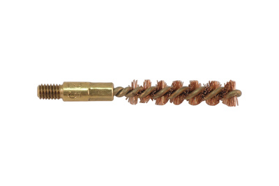 Brass Core-Bronze Bristle Pistol Length Bore Brush .25 Caliber