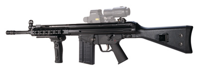 Model 91C .308 Winchester/7.62mm NATO 18 Inch Bull Barrel Welded Muzzle Compensator Standard Fixed Stock 10 Round - CT, MA, NY, NJ Compliant