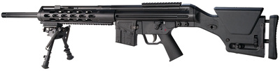 Model PTR MSG 91 SS .308 Winchester/7.62 NATO 20 Inch Match Grade Fully Fluted Crowned Bull Barrel Black Powdercoat Finish Magpul PRS2 Black Polymer Stock 10 Round