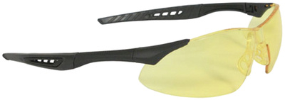 Rock X-Treme Anti-Fog Shooting Glasses Amber Lens Black Frame