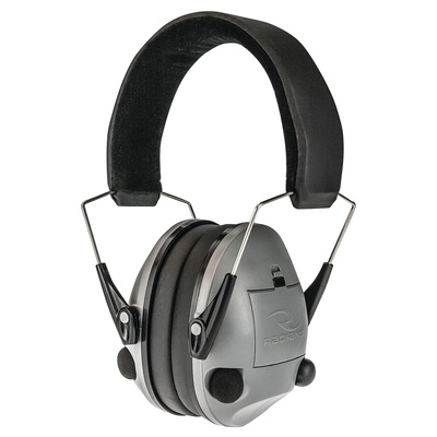 Transverse Electronic Ear Muffs NRR20 Silver
