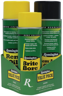 Gun Care Value Pack Brite Bore Rem Action Cleaner and Rem Oil