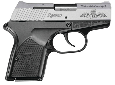 Model RM380 Alabama Inaugural Production With Engraving .380ACP 2.9 Inch Stainless Steel Barrel Two-Tone Finish Double Action Only Fixed Sights 6 Round