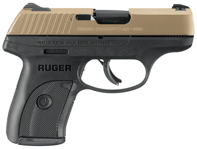 LC9s Striker-Fired Compact 9mm 3.1 Inch Steel Barrel Blue Finish Adjustable 3-Dot Sights Alloy Steel Slide With Shimmer Gold Cerakote Finish 7 Round
