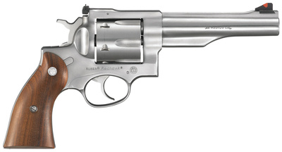 Redhawk Model KRH-445 .44 Remington Magnum/.44 Special 5.5 Inch Barrel Hardwood Grips Satin Stainless Steel Finish 6 Round