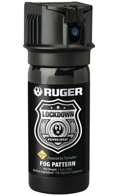 Ruger Law Enforcement Flip Top Pepper Spray Fogger Net weight 1.4 Ounce