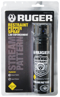 Ruger Law Enforcement Flip Top Pepper Spray Stream Net weight 2.8 Ounce