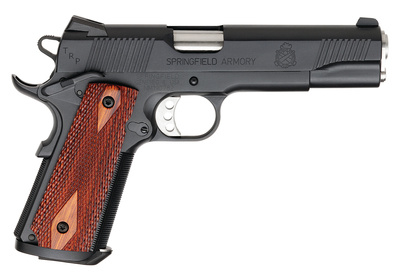 Model 1911-A1 Tactical Response Loaded .45 ACP 5 Inch Barrel Black Armory Kote Finish Trijicon Night Sights 7 Round With 11 Gear System California Legal