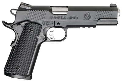 Model 1911 Loaded LB Operator .45 ACP 5 Inch Barrel Steel Slide and Frame Black Armory Kote Finish 3-Dot Tritium Sights G10 Black Grips 7 Round