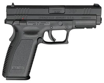XD Full Size With Thumb Safety .45 ACP 4 Inch Barrel Black 10 Round