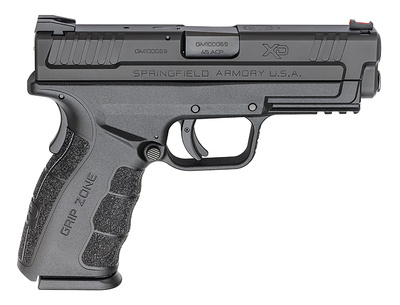 XDG Mod.2 Tactical 45 ACP 4 Inch Barrel Melonite Finish Fiber Optic Front Sight Low Profile Combat Rear Sight Black Two 13 Round Magazines