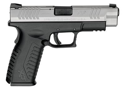 XDM .45 ACP 4.5 Inch Barrel Two-Tone Finish Triple Position Rail With XDM Gear 10 Round