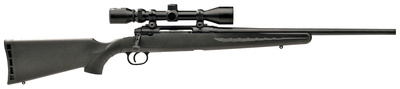 Axis XP 6.5 Creedmoor 22 Inch Barrel Matte Black Finish Black Synthetic Stock 4 Rounds Includes 3-9x40mm Riflescope Mounted