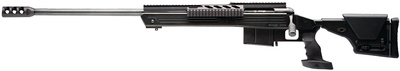 Model 110BA .300 Winchester Magnum 26 Inch Heavy Fluted Barrel Blue Finish With Rail Accu-Stock 5 Round Left Handed