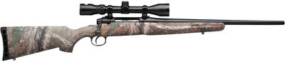 Axis XP Youth Package .243 Winchester 20 Inch Barrel Matte Black Finish Synthetic Stock Realtree Xtra Camouflage Finish 4 Rounds Includes 3-9x40mm Riflescope Mounted
