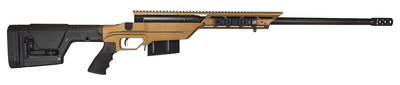 Model 110 Stealth Evolution .338 Lapua Magnum 24 Inch Threaded Fluted Barrel Blue Finish Cerakote Bronze Chassis System Magpul PRS Stock 5 Round Left Handed