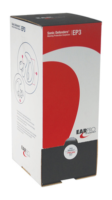 EP3 Sonic Defenders Earplugs Large Black 25 Pair