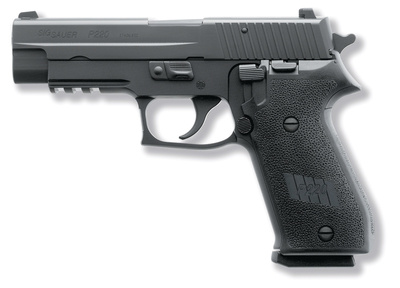 P220 .45ACP 4.4 Inch Barrel Contrast Sights Black Nitron Finish Integral Accessory Rail 8 Round - MA Compliant