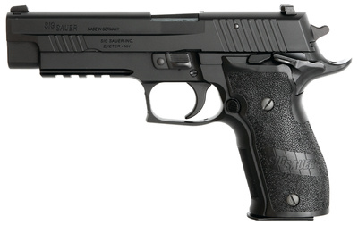 P226 X-Five Tactical 9mm 5 Inch Barrel Siglite Night Sights Black Nitron Finish Black Polymer Grips 15 Round
