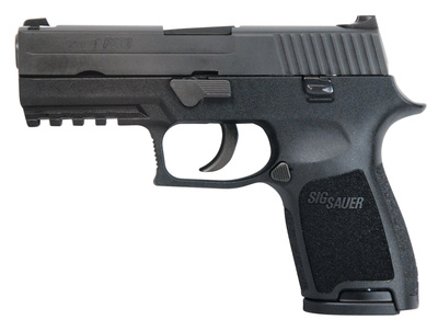 P239 9mm 3.6 Inch Barrel Siglite Night Sights Two-Tone Finish Black Polymer Grips 8 Round - MA Compliant