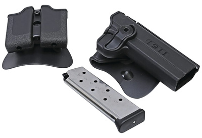 Accessory Essentials Kit Includes Holster/Mag Pouch and 1911R .45ACP 8 Round Magazine