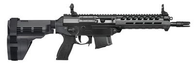 P556xi With Pistol Stabilizing Brace 7.62x39mm 10 Inch Barrel Black Finish Polymer Handguard 30 Round