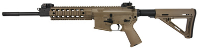 SIG516 Patrol Gen2 5.56mm NATO 16 Inch Barrel Flip Up Iron Sights M1913 Rail Flat Dark Earth Finish Fixed Stock 10 Round - MA/NJ/NY Compliant