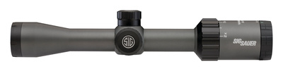 Whiskey 3 Hunting Riflescope 2-7x32mm Second Focal Plane Illuminated Quadplex Reticle Graphite Finish One Inch Tube